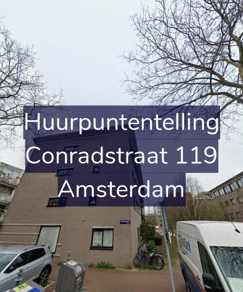Foto gevel Huurpuntentelling voor Conradstraat 119, Amsterdam