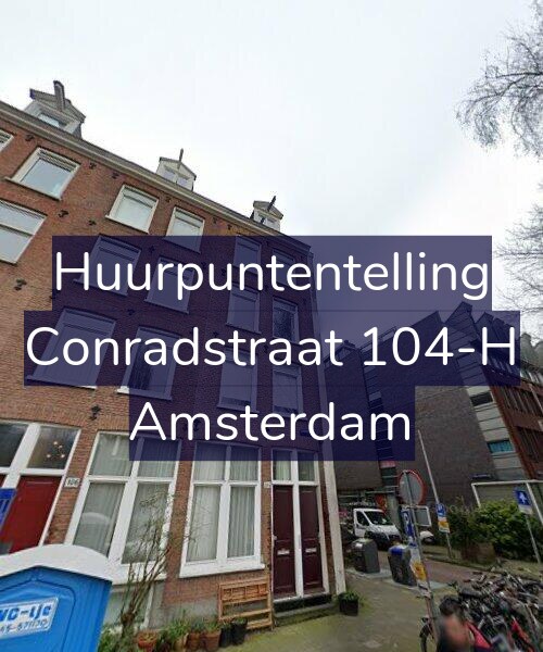 Foto gevel Huurpuntentelling voor Conradstraat 104-H, Amsterdam