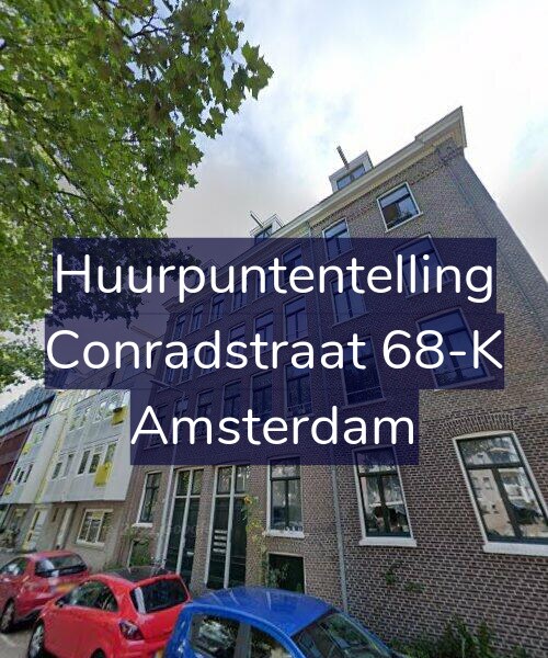 Foto gevel Huurpuntentelling voor Conradstraat 68-K, Amsterdam