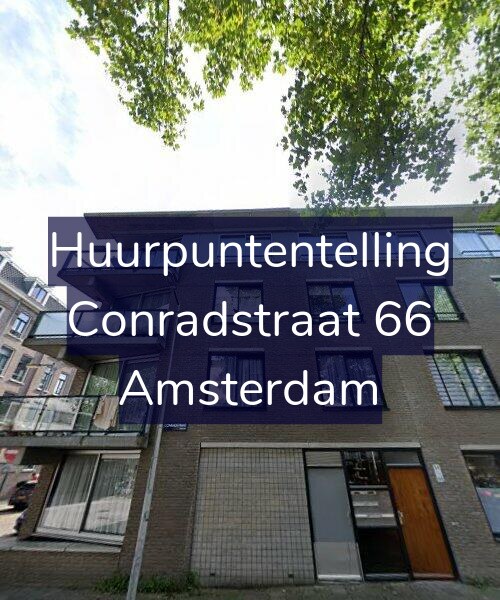 Foto gevel Huurpuntentelling voor Conradstraat 66, Amsterdam