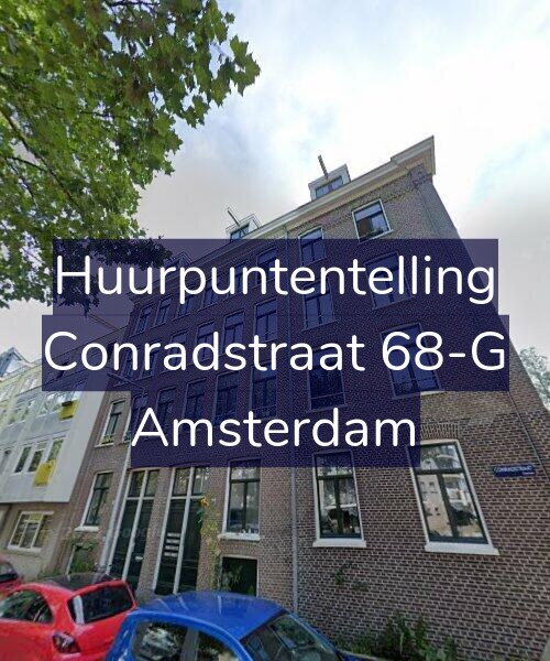 Foto gevel Huurpuntentelling voor Conradstraat 68-G, Amsterdam