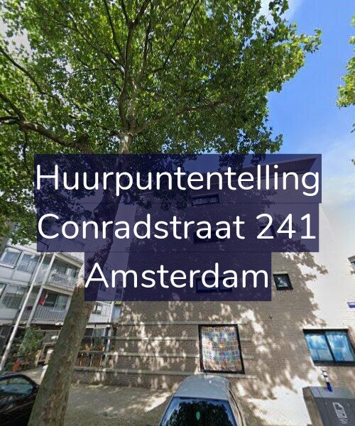 Foto gevel Huurpuntentelling voor Conradstraat 241, Amsterdam