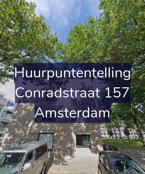 Foto gevel Huurpuntentelling voor Conradstraat 157, Amsterdam