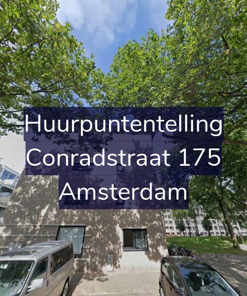 Foto gevel Huurpuntentelling voor Conradstraat 175, Amsterdam