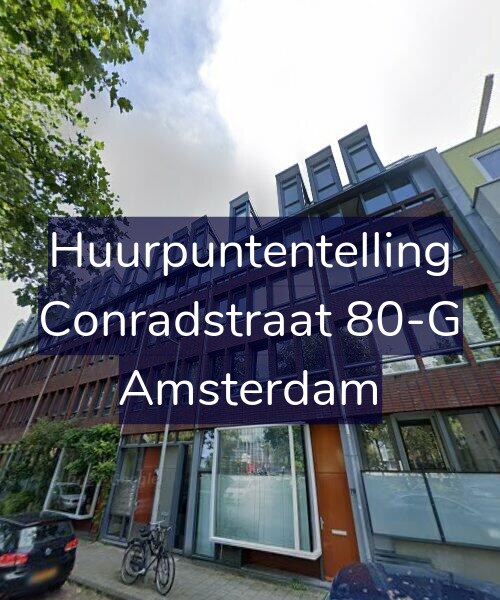 Foto gevel Huurpuntentelling voor Conradstraat 80-G, Amsterdam