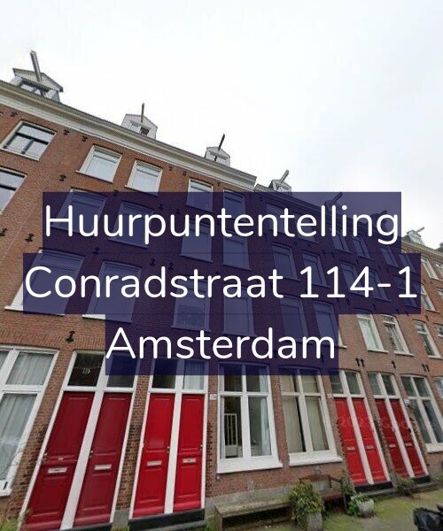 Foto gevel Huurpuntentelling voor Conradstraat 114-1, Amsterdam