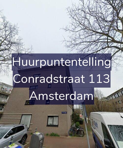 Foto gevel Huurpuntentelling voor Conradstraat 113, Amsterdam