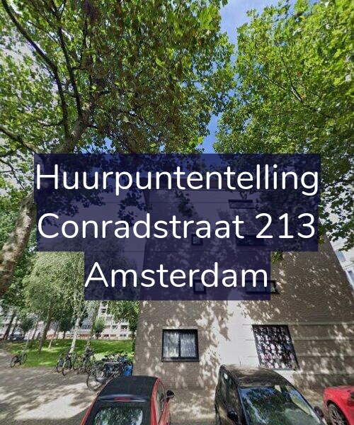 Foto gevel Huurpuntentelling voor Conradstraat 213, Amsterdam