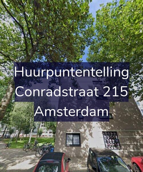 Foto gevel Huurpuntentelling voor Conradstraat 215, Amsterdam