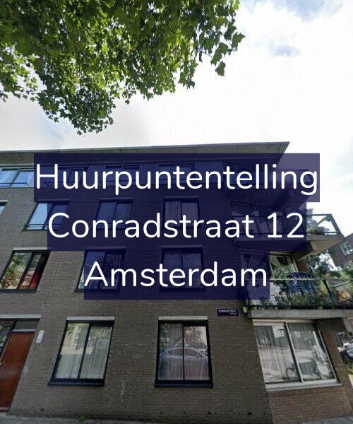 Foto gevel Huurpuntentelling voor Conradstraat 12, Amsterdam