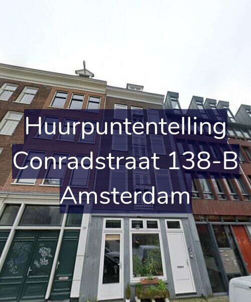 Foto gevel Huurpuntentelling voor Conradstraat 138-B, Amsterdam