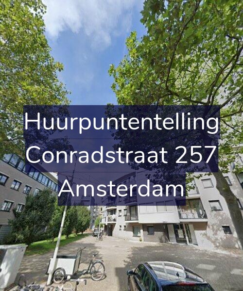Foto gevel Huurpuntentelling voor Conradstraat 257, Amsterdam