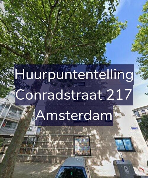 Foto gevel Huurpuntentelling voor Conradstraat 217, Amsterdam