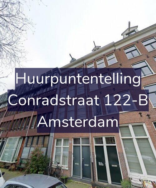 Foto gevel Huurpuntentelling voor Conradstraat 122-B, Amsterdam