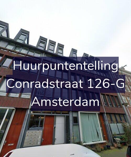 Foto gevel Huurpuntentelling voor Conradstraat 126-G, Amsterdam