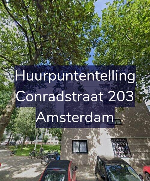 Foto gevel Huurpuntentelling voor Conradstraat 203, Amsterdam
