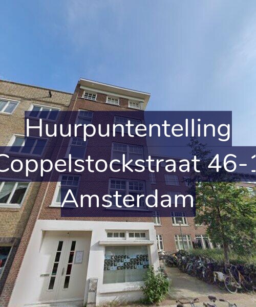 Foto gevel Huurpuntentelling voor Coppelstockstraat 46-1, Amsterdam