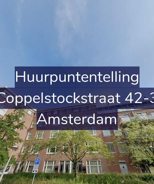 Foto gevel Huurpuntentelling voor Coppelstockstraat 42-3, Amsterdam