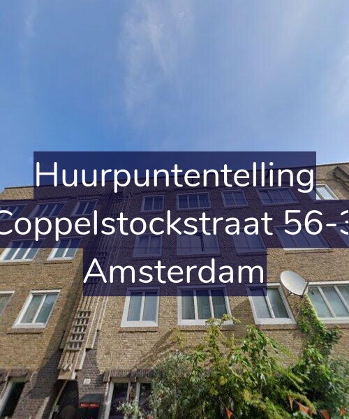 Foto gevel Huurpuntentelling voor Coppelstockstraat 56-3, Amsterdam