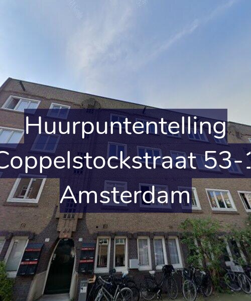 Foto gevel Huurpuntentelling voor Coppelstockstraat 53-1, Amsterdam