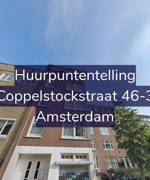 Foto gevel Huurpuntentelling voor Coppelstockstraat 46-3, Amsterdam