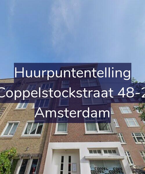 Foto gevel Huurpuntentelling voor Coppelstockstraat 48-2, Amsterdam