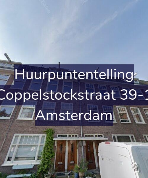 Foto gevel Huurpuntentelling voor Coppelstockstraat 39-1, Amsterdam