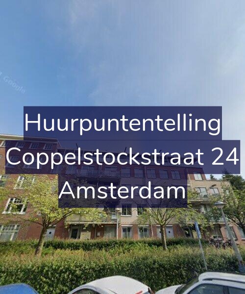 Foto gevel Huurpuntentelling voor Coppelstockstraat 24, Amsterdam