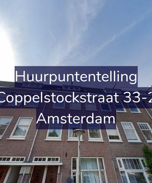 Foto gevel Huurpuntentelling voor Coppelstockstraat 33-2, Amsterdam