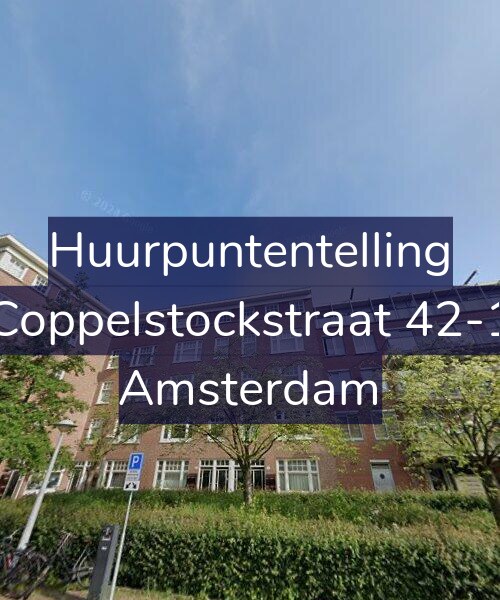Foto gevel Huurpuntentelling voor Coppelstockstraat 42-1, Amsterdam