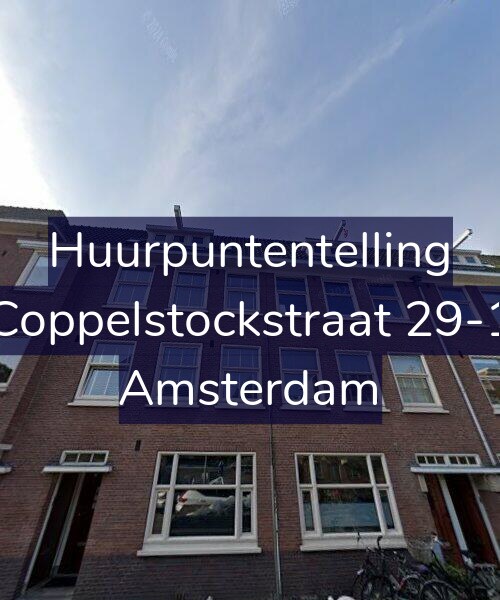 Foto gevel Huurpuntentelling voor Coppelstockstraat 29-1, Amsterdam