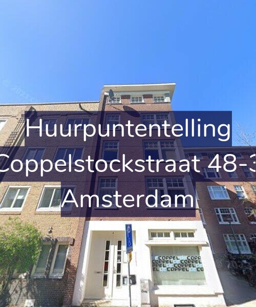 Foto gevel Huurpuntentelling voor Coppelstockstraat 48-3, Amsterdam
