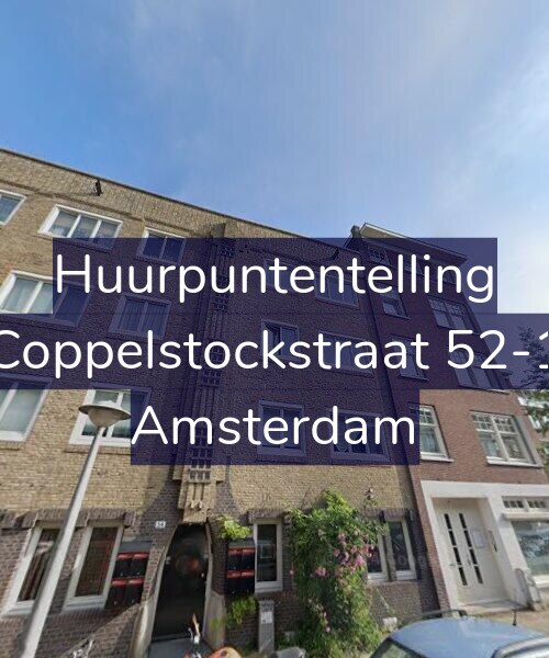 Foto gevel Huurpuntentelling voor Coppelstockstraat 52-1, Amsterdam
