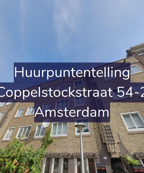 Foto gevel Huurpuntentelling voor Coppelstockstraat 54-2, Amsterdam