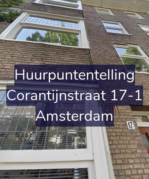 Foto gevel Huurpuntentelling voor Corantijnstraat 17-1, Amsterdam