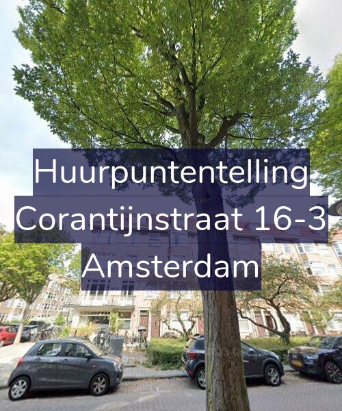 Foto gevel Huurpuntentelling voor Corantijnstraat 16-3, Amsterdam