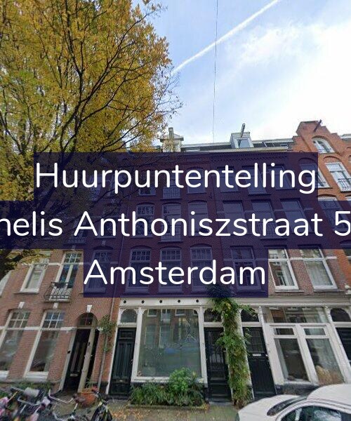 Foto gevel Huurpuntentelling voor Cornelis Anthoniszstraat 58-A, Amsterdam