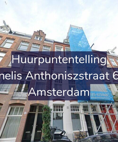 Foto gevel Huurpuntentelling voor Cornelis Anthoniszstraat 63-3, Amsterdam