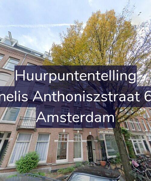 Foto gevel Huurpuntentelling voor Cornelis Anthoniszstraat 60-3, Amsterdam