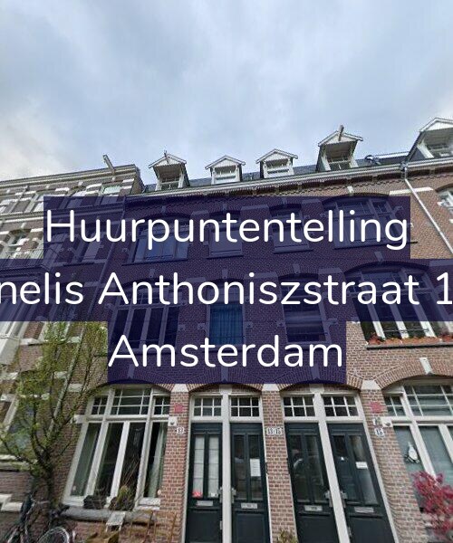 Foto gevel Huurpuntentelling voor Cornelis Anthoniszstraat 13-3, Amsterdam