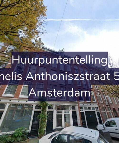 Foto gevel Huurpuntentelling voor Cornelis Anthoniszstraat 56-3, Amsterdam
