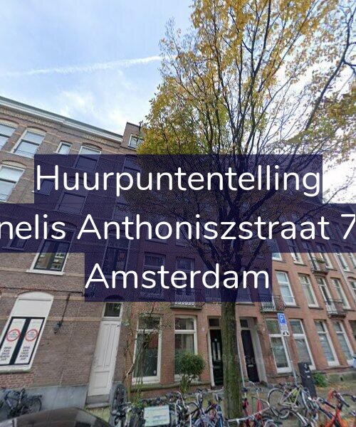 Foto gevel Huurpuntentelling voor Cornelis Anthoniszstraat 72-2, Amsterdam