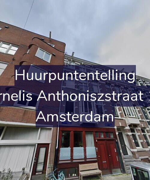 Foto gevel Huurpuntentelling voor Cornelis Anthoniszstraat 1-2, Amsterdam