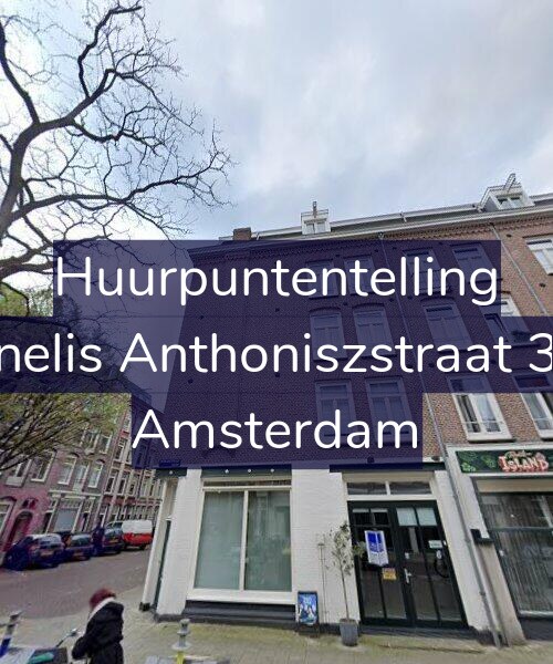 Foto gevel Huurpuntentelling voor Cornelis Anthoniszstraat 37-3, Amsterdam