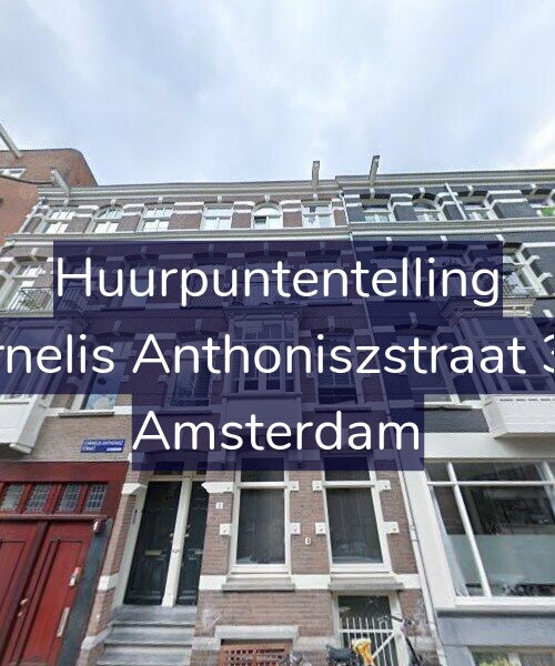 Foto gevel Huurpuntentelling voor Cornelis Anthoniszstraat 3-H, Amsterdam