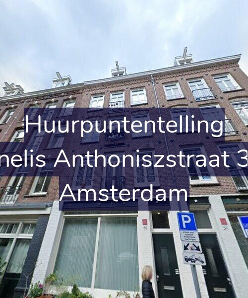 Foto gevel Huurpuntentelling voor Cornelis Anthoniszstraat 35-1, Amsterdam