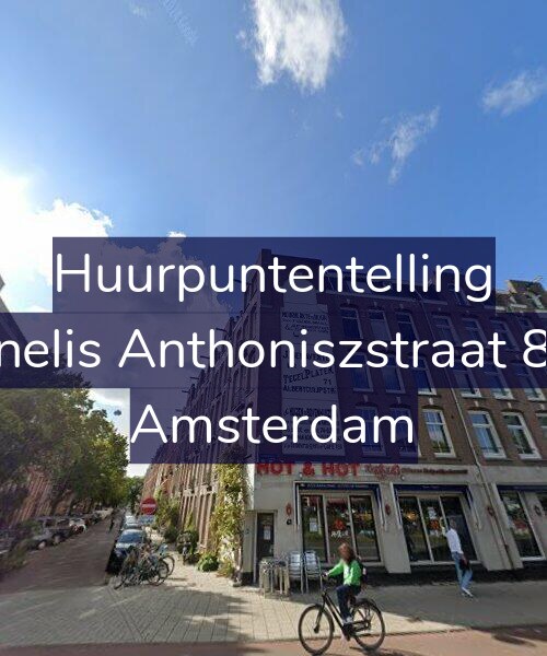 Foto gevel Huurpuntentelling voor Cornelis Anthoniszstraat 81-1, Amsterdam
