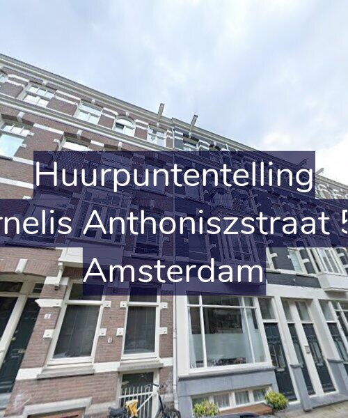 Foto gevel Huurpuntentelling voor Cornelis Anthoniszstraat 5-H, Amsterdam