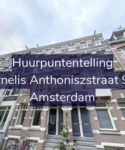 Foto gevel Huurpuntentelling voor Cornelis Anthoniszstraat 9-H, Amsterdam