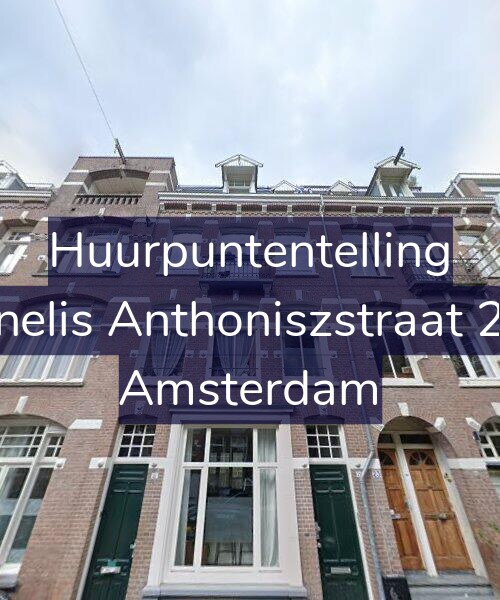 Foto gevel Huurpuntentelling voor Cornelis Anthoniszstraat 21-1, Amsterdam